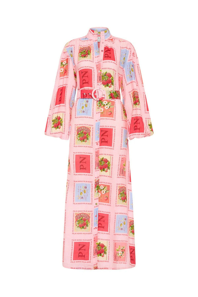 Palm Noosa Noddy Dress Strawberry Stamp Size AU 12 - 12 / Multi - Dresses