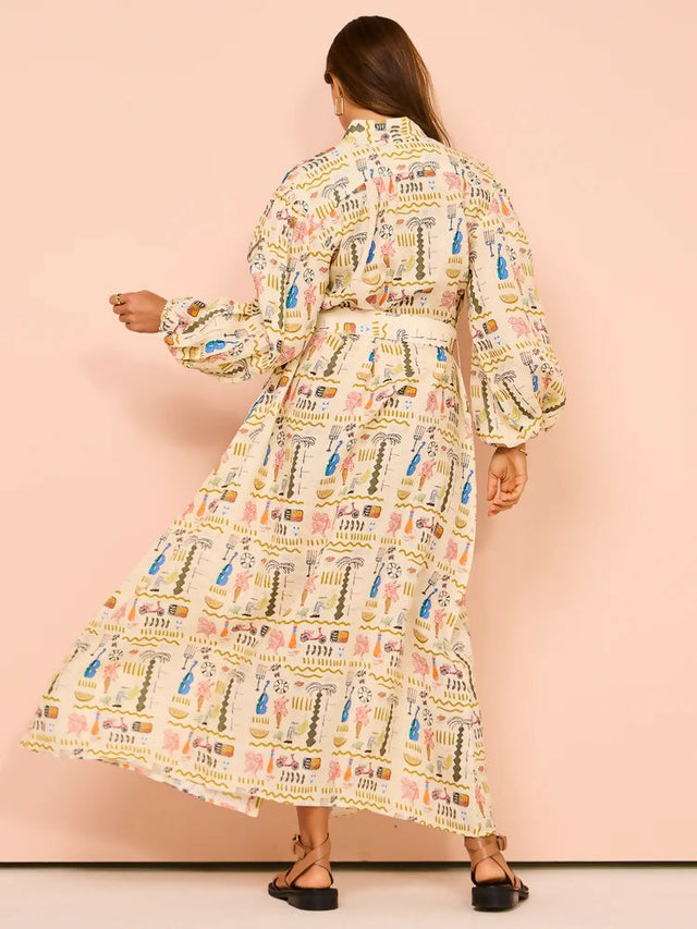 Palm Noosa Noddy Verano Maxi Dress Print - Dresses