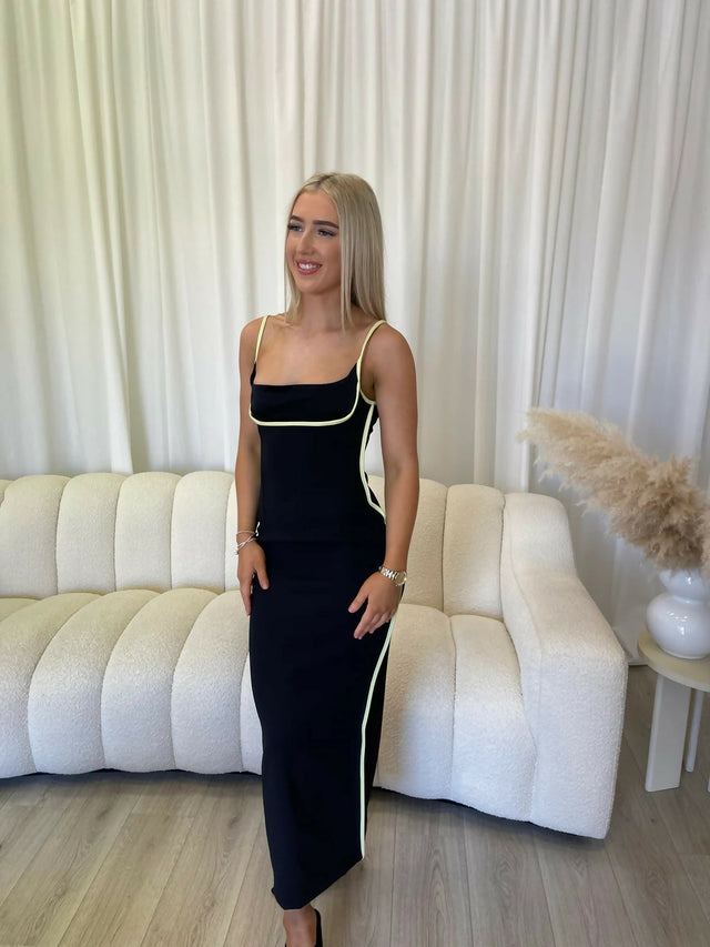 Paris Georgia Florian Midi Black - Dresses