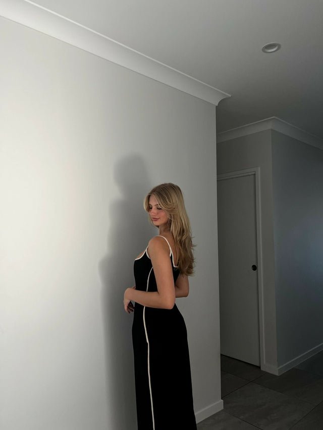 Paris Georgia Heart Dress - 8 / Black - Dresses