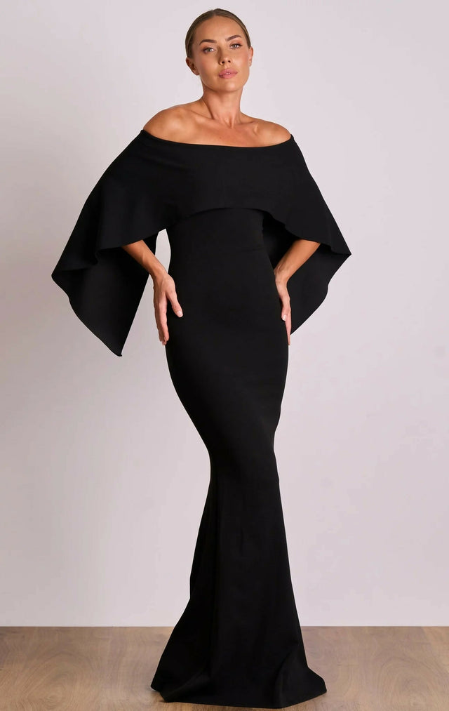 Pasduchas Composure Gown Black - 18 / Navy - Dresses