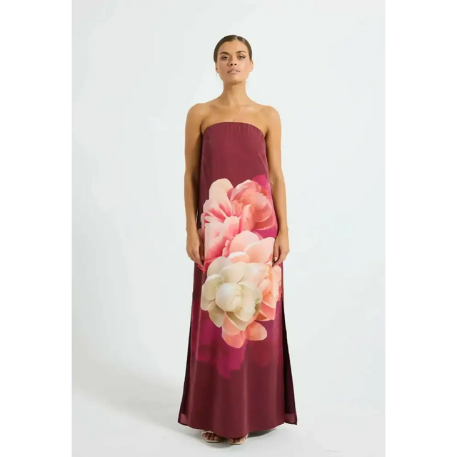 Pasduchas Romance Strapless Maxi - 12 / Red - Dresses