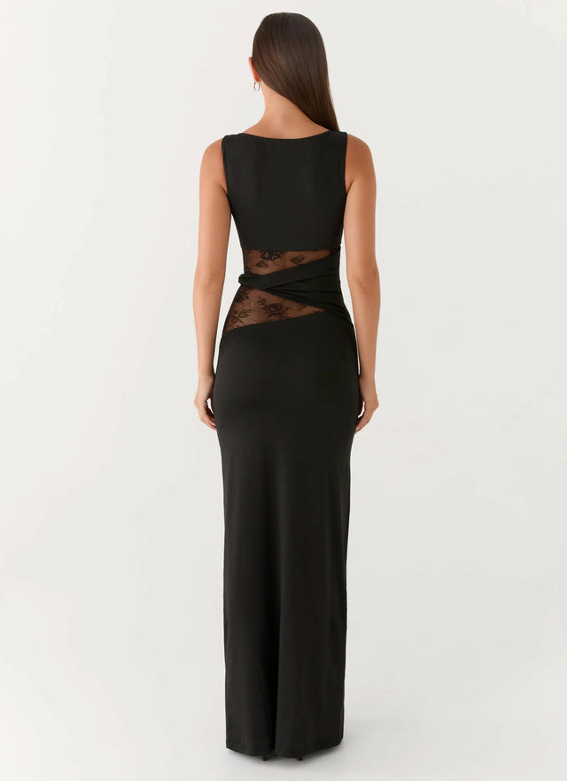 Peppermayo Karma Maxi Dress - Black - 6 / Black - Dresses