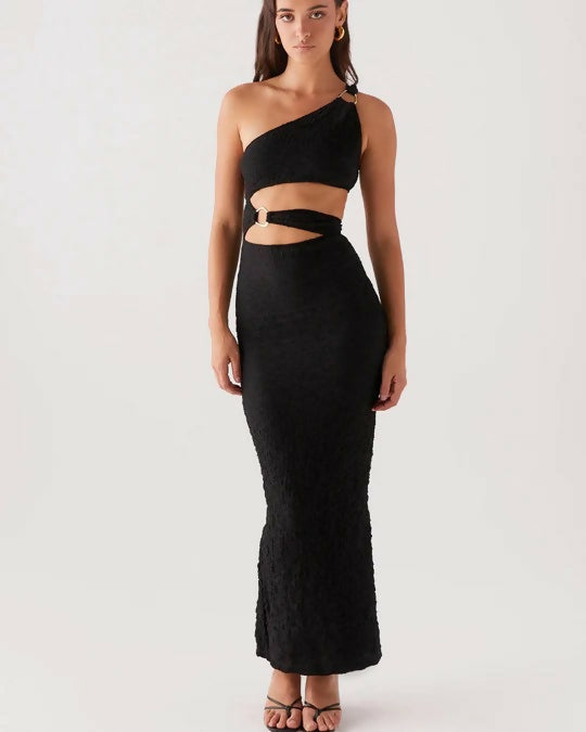 Peppermayo North Haven Maxi Dress Black - 10 / Black - Dresses
