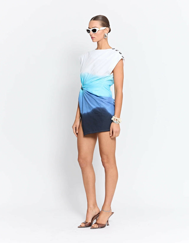 Pfeiffer Evan Hand Dyed Twist Dress - 14 / Multi - Dresses