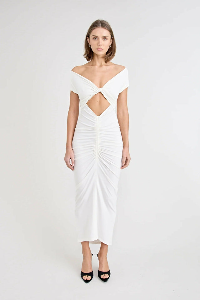 Pfeiffer Ramos Dress Off White Size Medium / AU 10 - 10 / White - Dresses