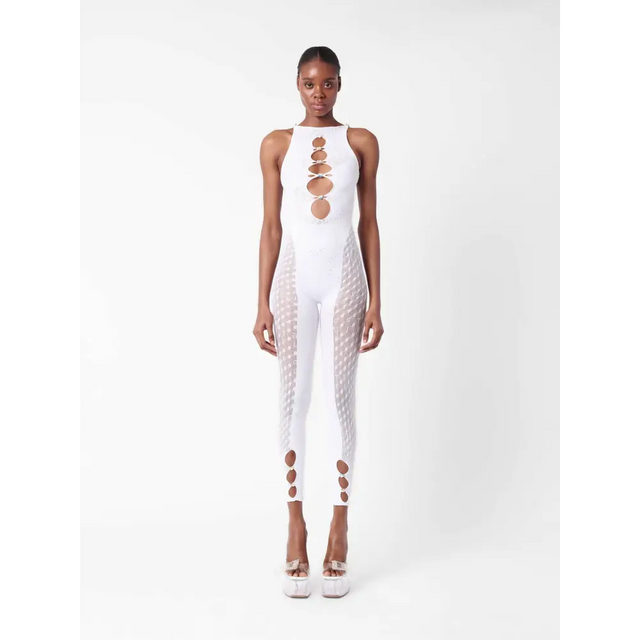 Poster Girl ‘Janice’ Optic White Jumpsuit - OS / White - Jumpsuits