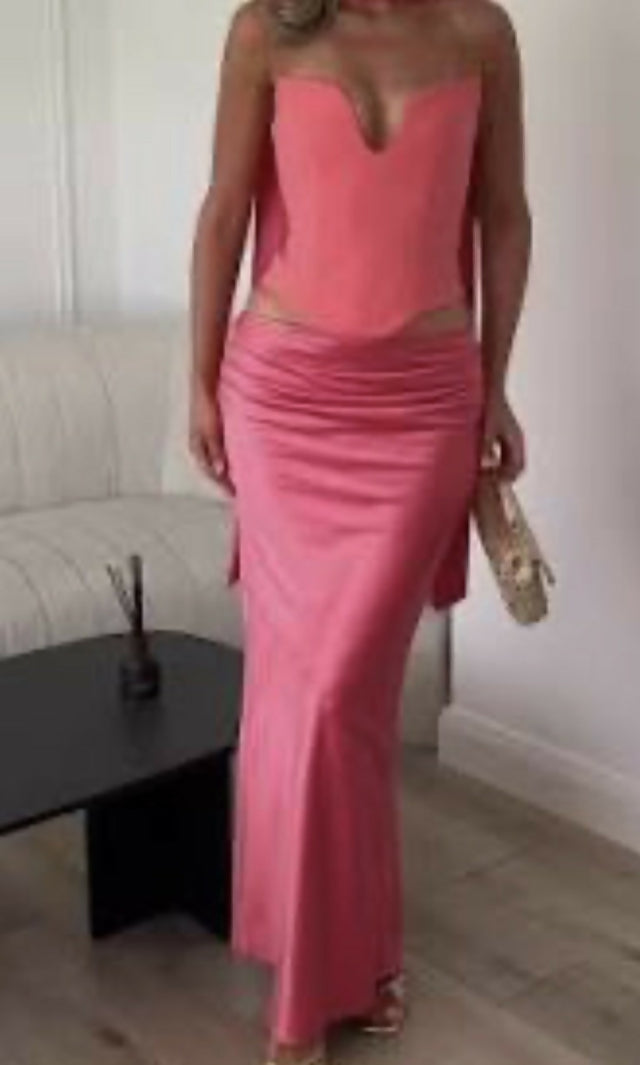 Kamiyah corset and Bernadette maxi skirt