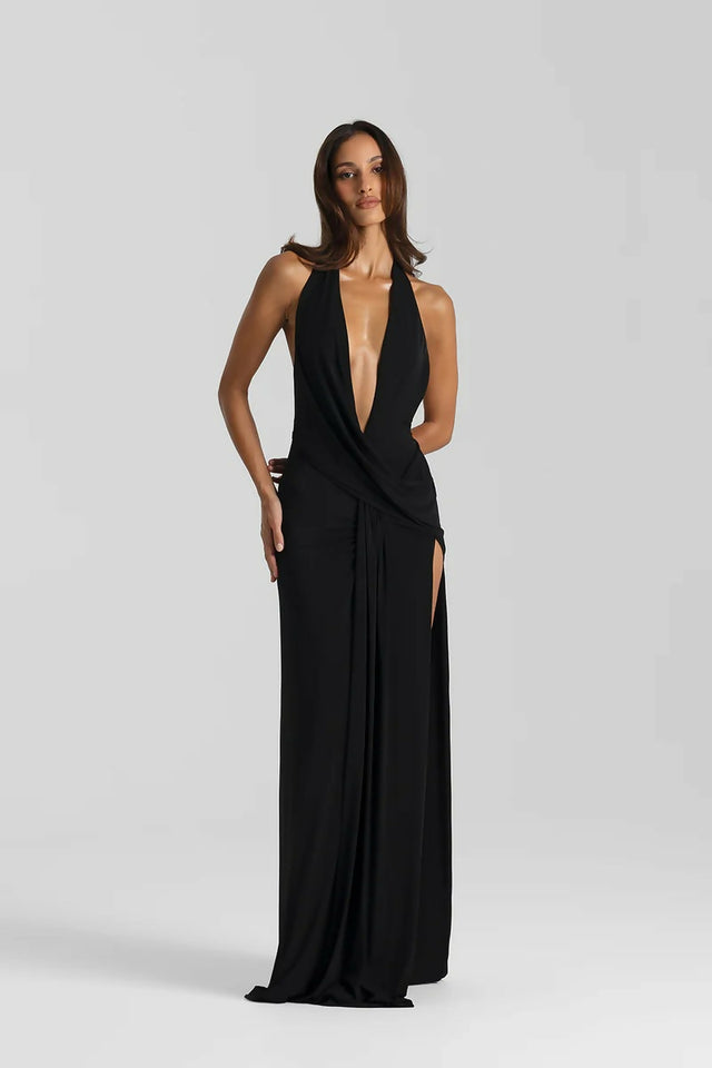 Natalie Rolt Winona Gown Espresso Size 6, 8, 10