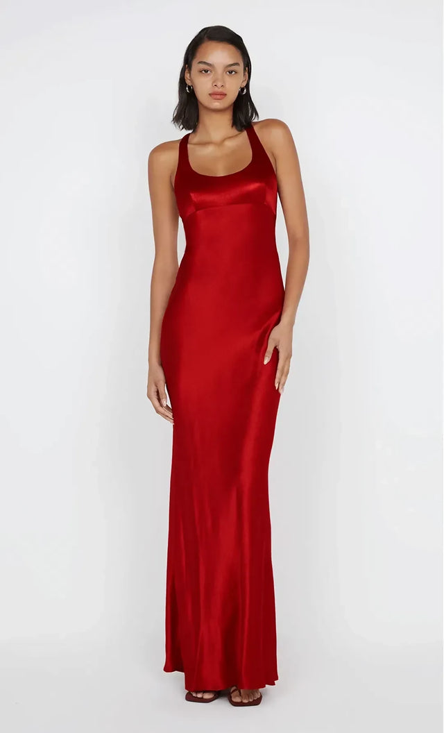 Bec & Bridge Maxiba Crossover Dress Rouge
