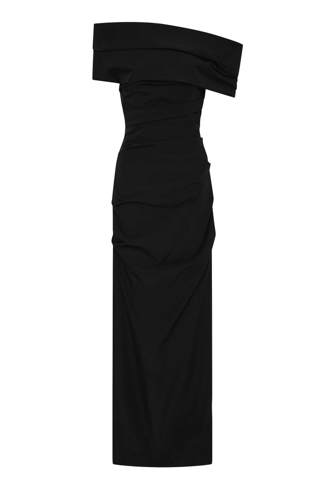 Rachel Gilbert Monique Gown Maxi Dress in Black