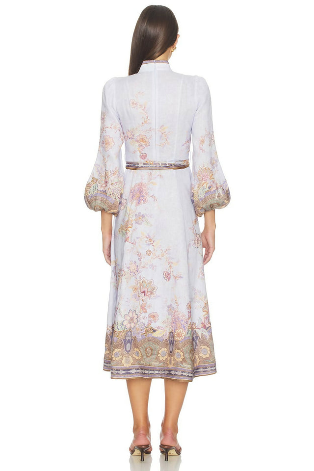 Zimmermann Luna Button Midi Dress