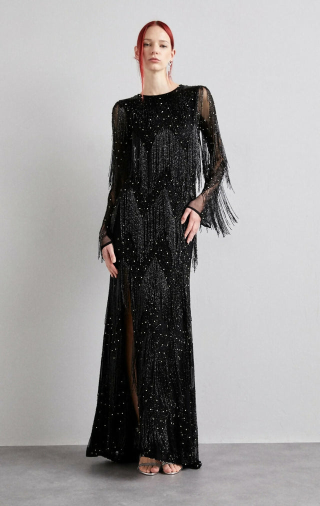Rachel Gilbert Arlie Gown - 12 / Black - Dresses
