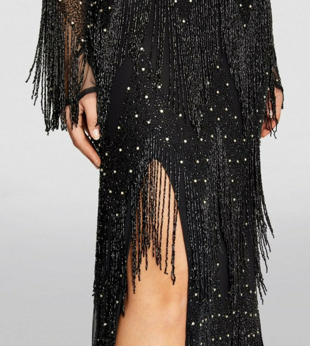 Rachel Gilbert Arlie Gown - 12 / Black - Dresses