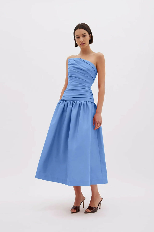 Rachel Gilbert Banks Dress in Cornflower Blue Size AU 10 - 10 / Blue - Dresses