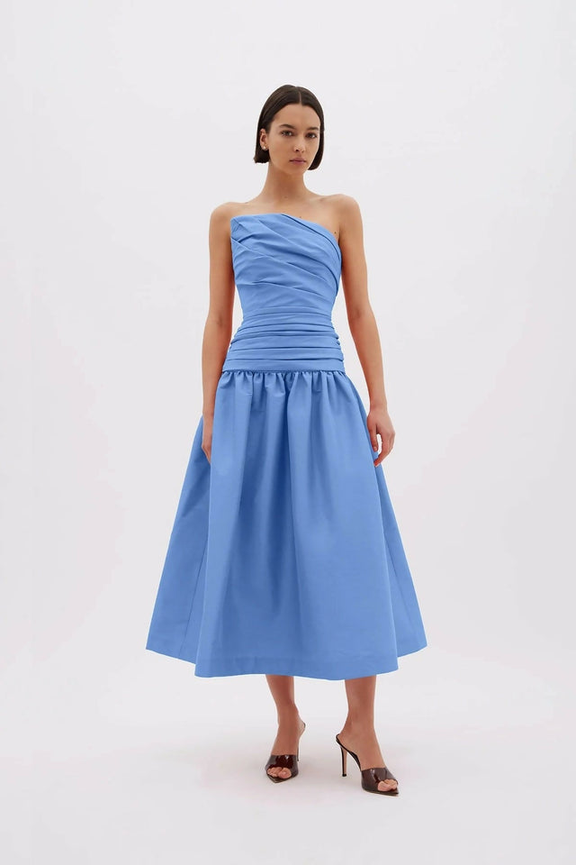 Rachel Gilbert Banks Dress in Cornflower Size AU 8 - 8 / Blue - Dresses