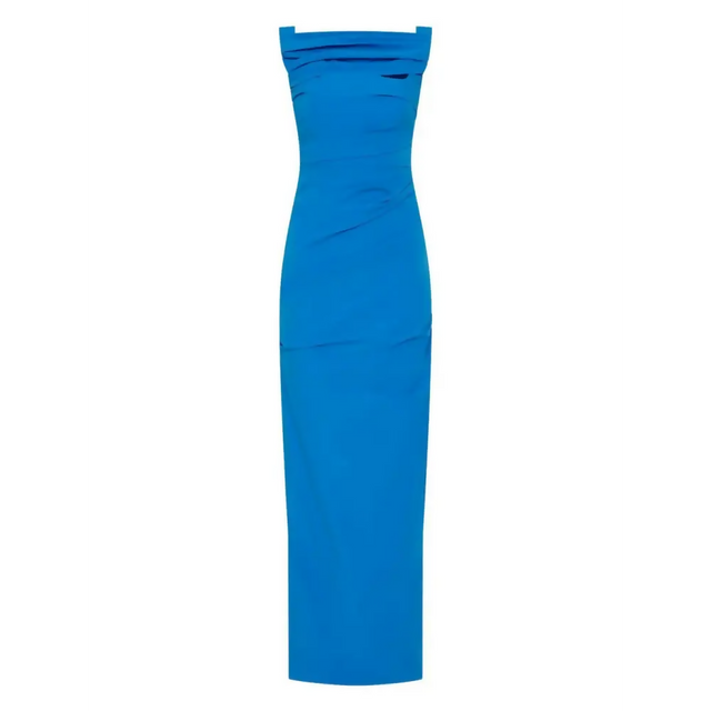Rachel Gilbert Camille Gown - 6 / Blue - Dresses