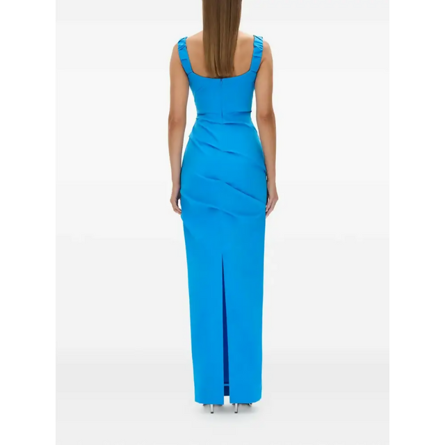 Rachel Gilbert Camille Gown - 6 / Blue - Dresses