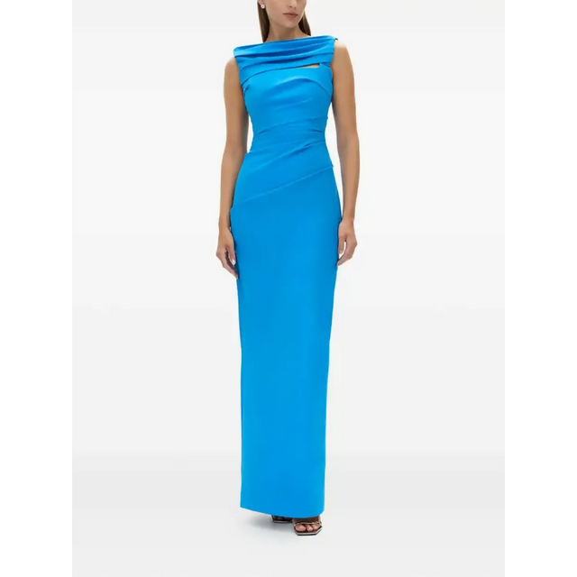 Rachel Gilbert Camille Gown - 6 / Blue - Dresses