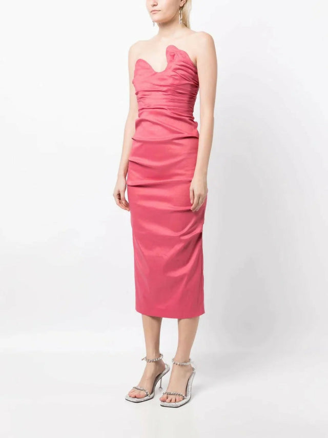 Rachel Gilbert Cheri Dress In Pink Size 8 10 - Dresses