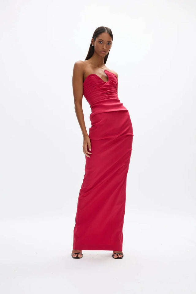 Rachel Gilbert Cheri Gown in Watermelon Size 1 / AU 8 - 8 - Dresses