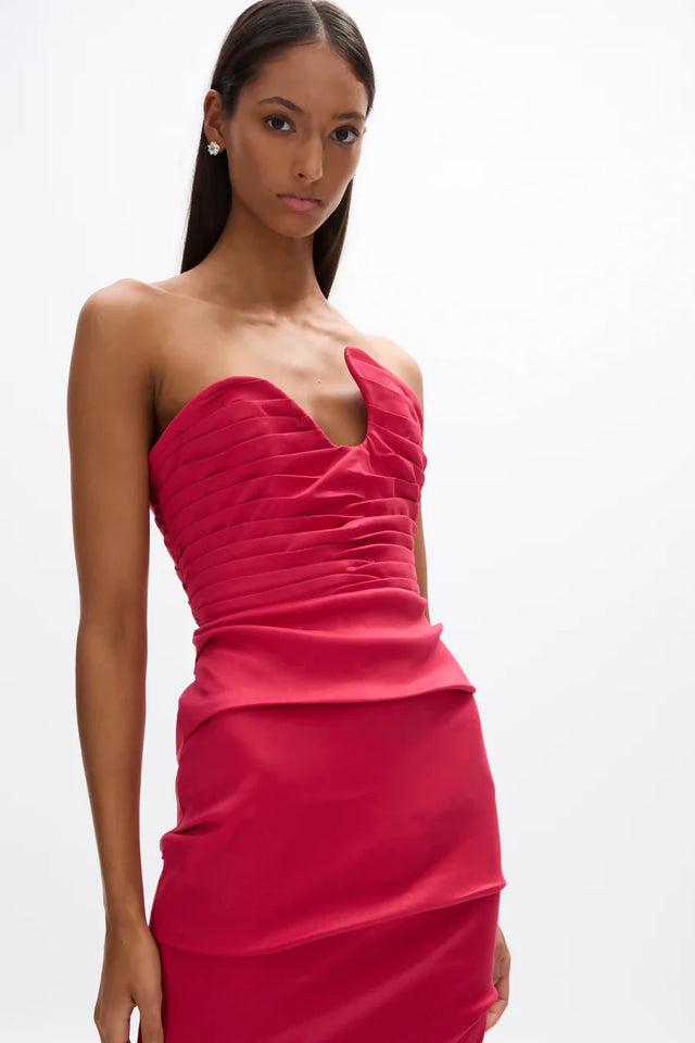 Rachel Gilbert Cheri Gown in Watermelon Size 10,12 - Dresses
