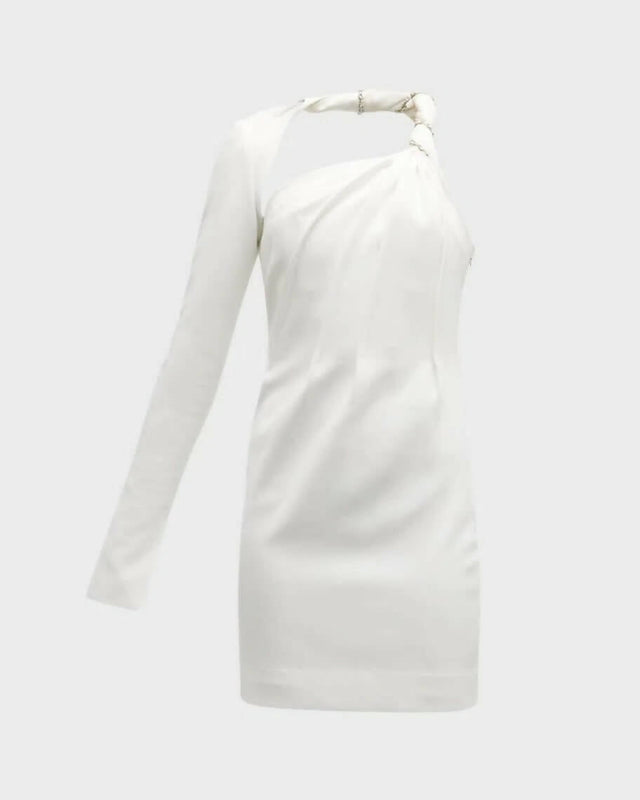 Rachel Gilbert Claudio Mini Dress - 12 / White - Dresses