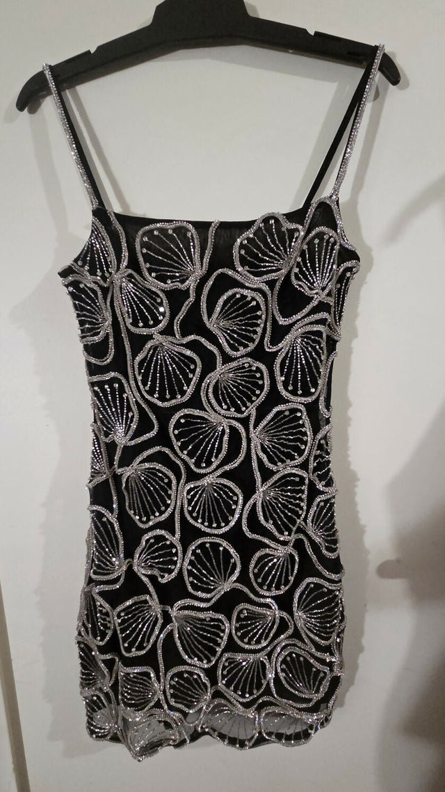 Rachel Gilbert Crystal Shell Mini Black 1/AU8 - 8 / Black - Dress