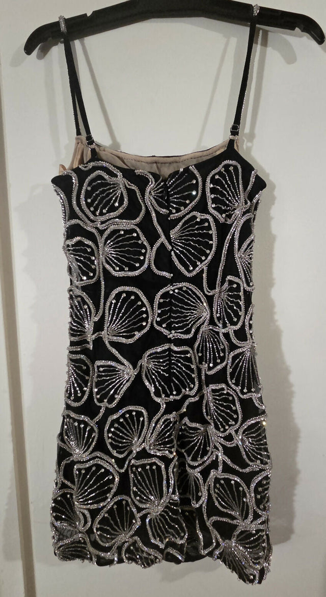 Rachel Gilbert Crystal Shell Mini Black 1/AU8 - 8 / Black - Dress