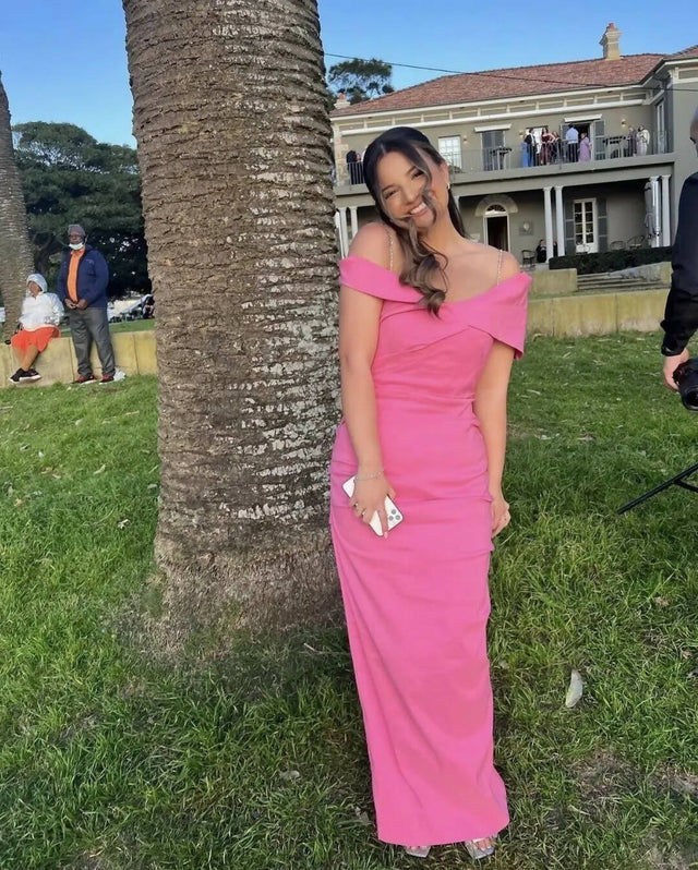 Rachel Gilbert Dahli Gown - 10 / Pink - Dresses