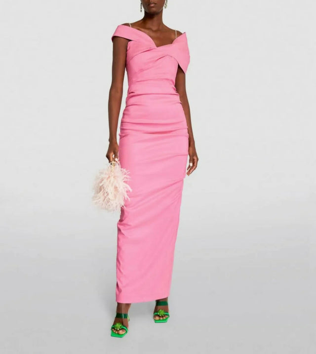 Rachel Gilbert Dahli Gown - 10 / Pink - Dresses