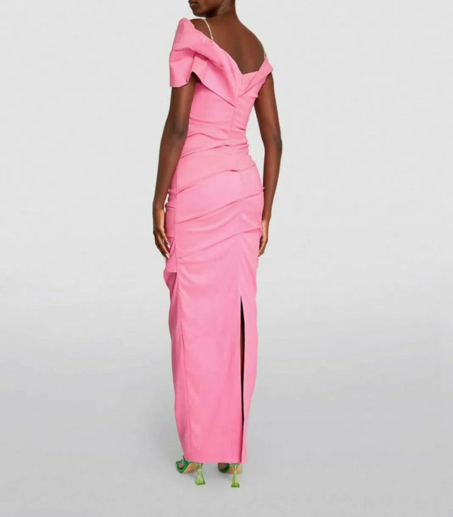 Rachel Gilbert Dahli Gown - 10 / Pink - Dresses