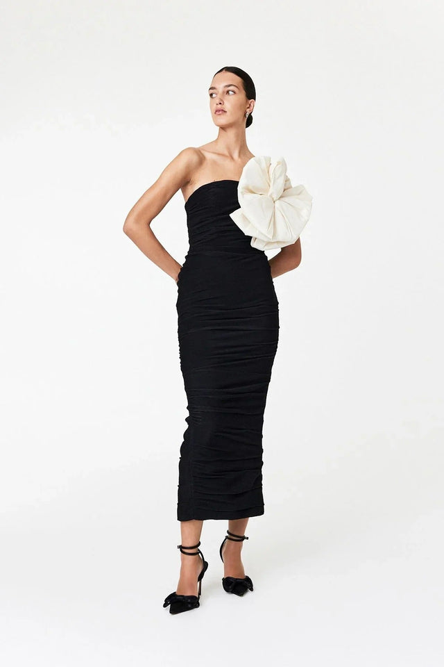 Rachel Gilbert Evana Midi Dress - 10 / Multi - Dresses
