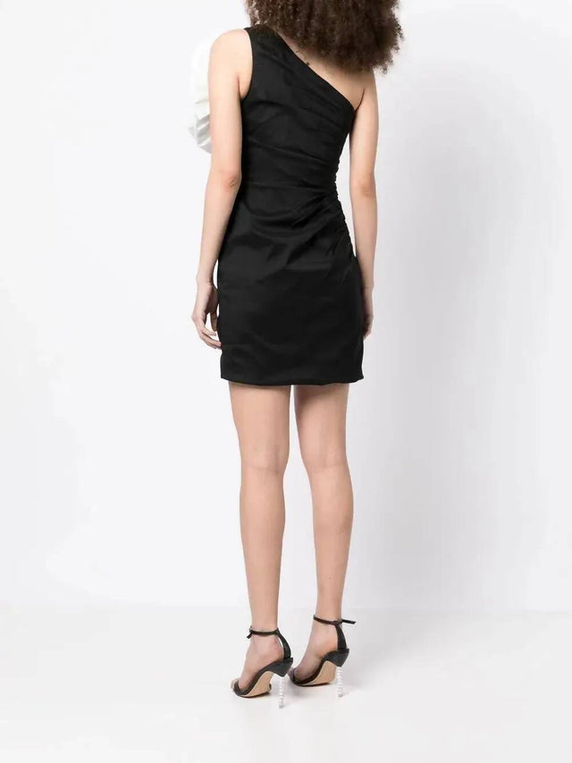 Rachel Gilbert Evana Mini Black White Dress in Size 12 14 - Dresses