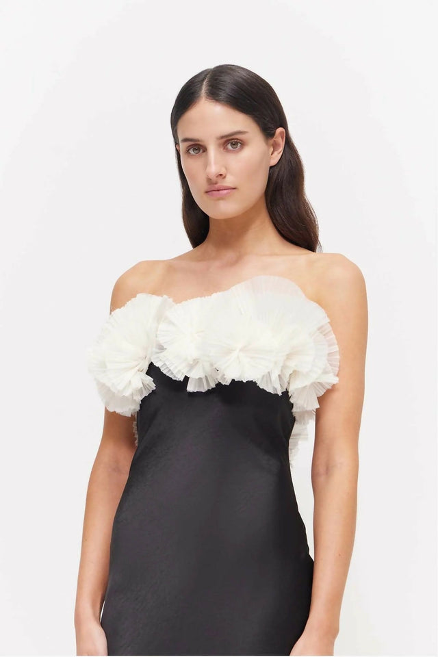 Rachel Gilbert Eyelar Gown Black/White Size 2/AU 10 - 10 / Multi - Dresses