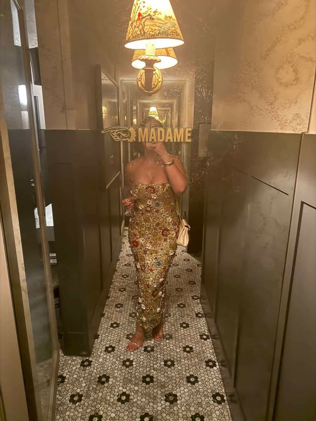 Rachel Gilbert Francesca Gown Gold