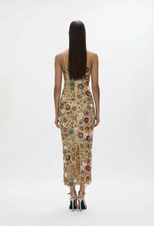 Rachel Gilbert Francesca Gown Gold