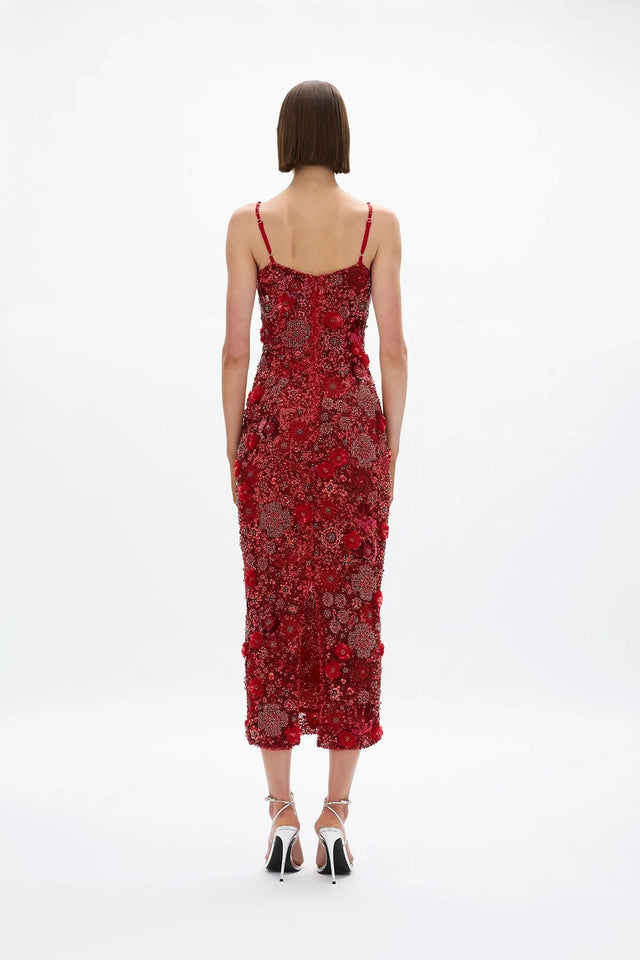 Rachel Gilbert Francesca Gown in Red - 8 / Red - Dresses