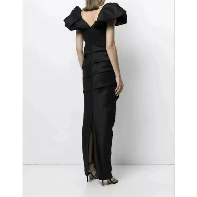 Rachel Gilbert Frey Gown Black 14 - 14 / Black - Dresses