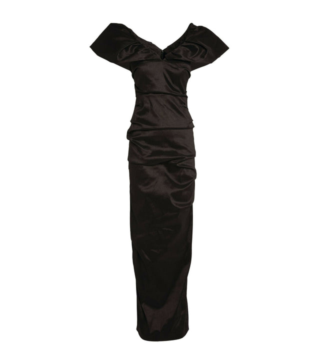 Rachel Gilbert Frey Gown in Black Size 6 - 6 / Black - Dresses