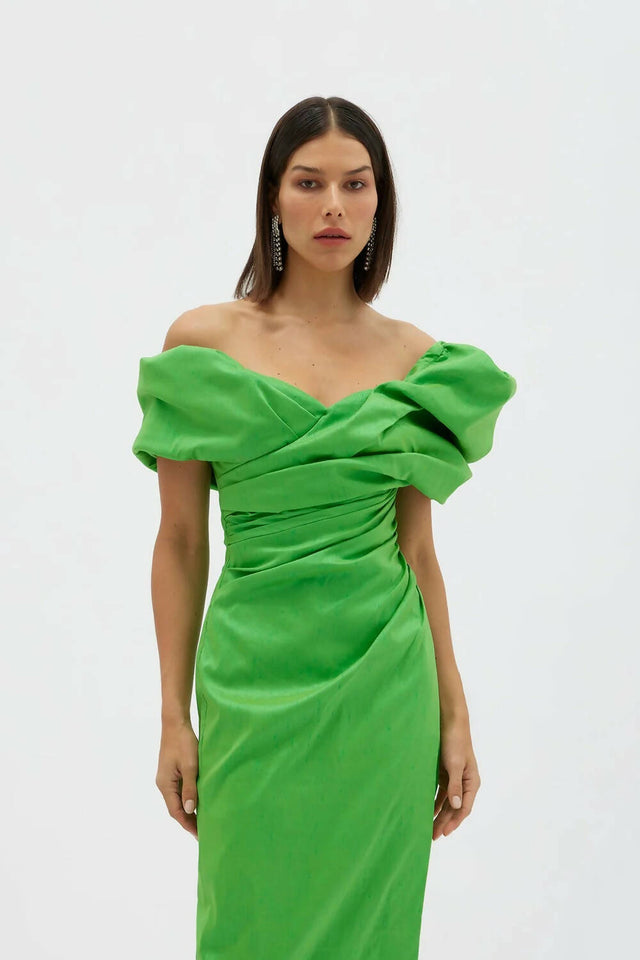 Rachel Gilbert Gia Dress - 8 / Green - Dresses