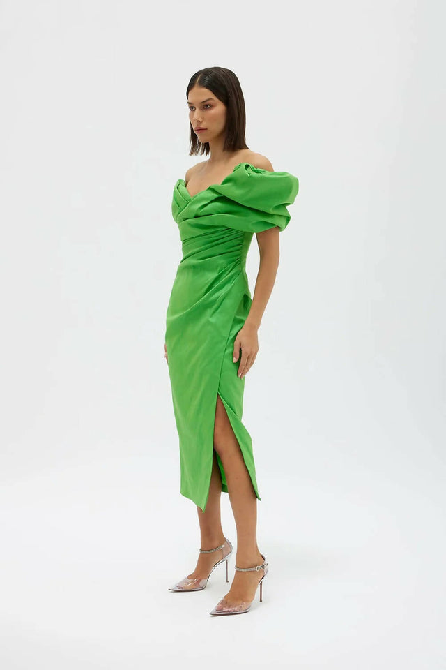 Rachel Gilbert Gia Dress - 8 / Green - Dresses