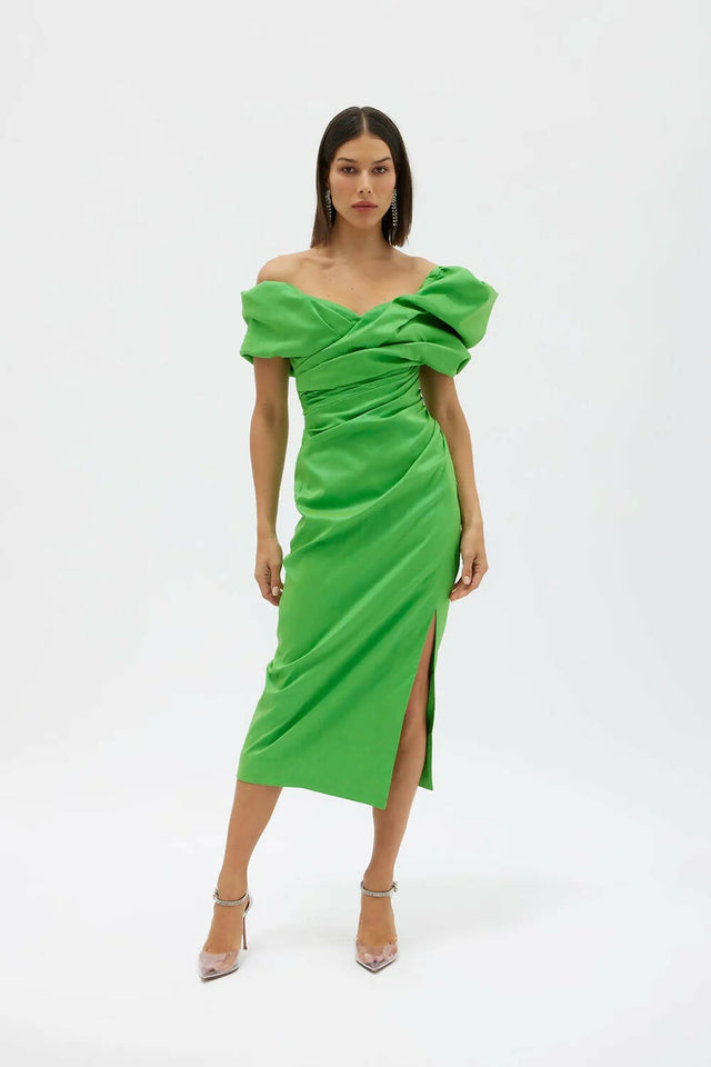 Rachel Gilbert Gia Dress - 8 / Green - Dresses