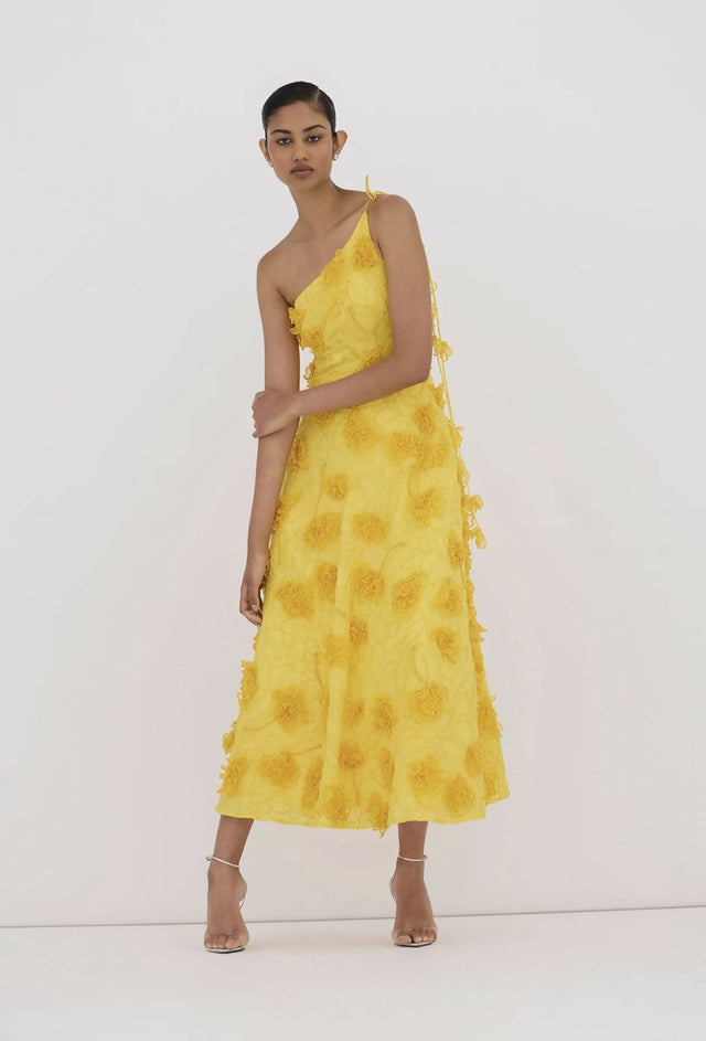 Rachel Gilbert Ianthe Dress Yellow - Yellow / 8 - Dresses