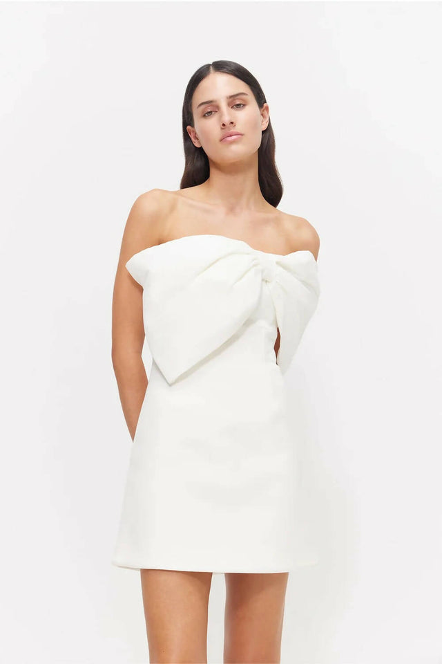 Rachel Gilbert Kace Mini Dress - 6 / White - Dresses
