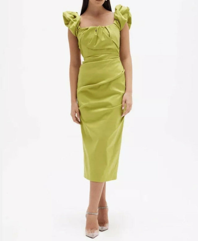 Rachel Gilbert Kalina Dress Green 6/AU18 - 18 / Green - Dresses