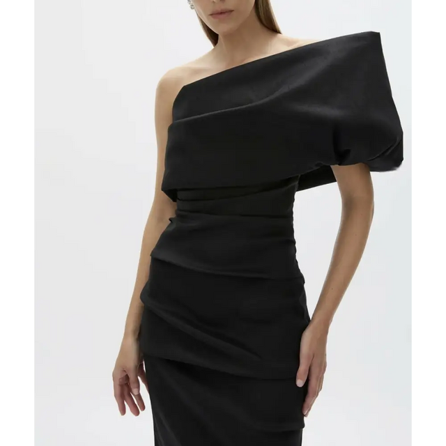Rachel Gilbert Kat Gown Black - 14 / Black - Dresses