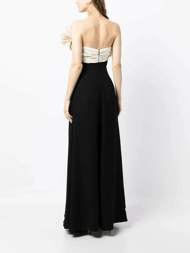 Rachel Gilbert Lavina Midi Dress Black/Ivory Size AU 8 - 8 / Black - Dresses