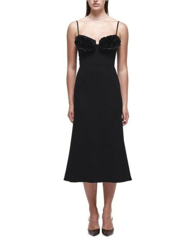 Rachel Gilbert Margot Midi Dress Black - Dresses