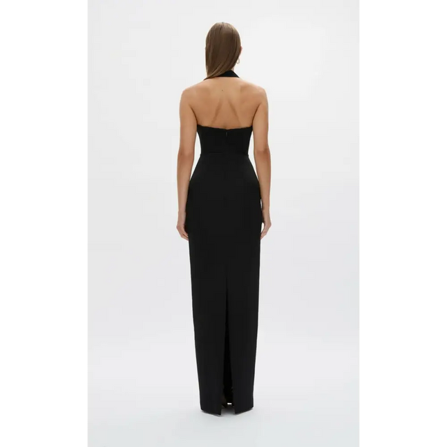 Rachel Gilbert Maria Gown in Black - 6 / Black - Dresses